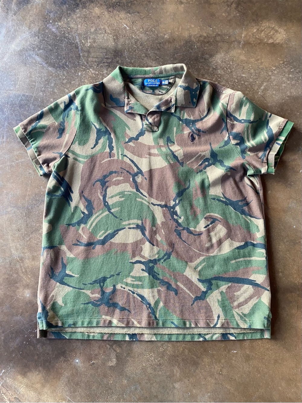 Polo Ralph Lauren Camo Army Short-Sleeve Polo Shirt